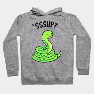 Ssssup Cute Snake Pun Hoodie